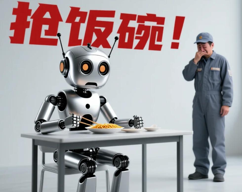 AI抢饭碗真要来了？90%打工人慌了，未来工作还能靠啥AI替代人类工作，这不