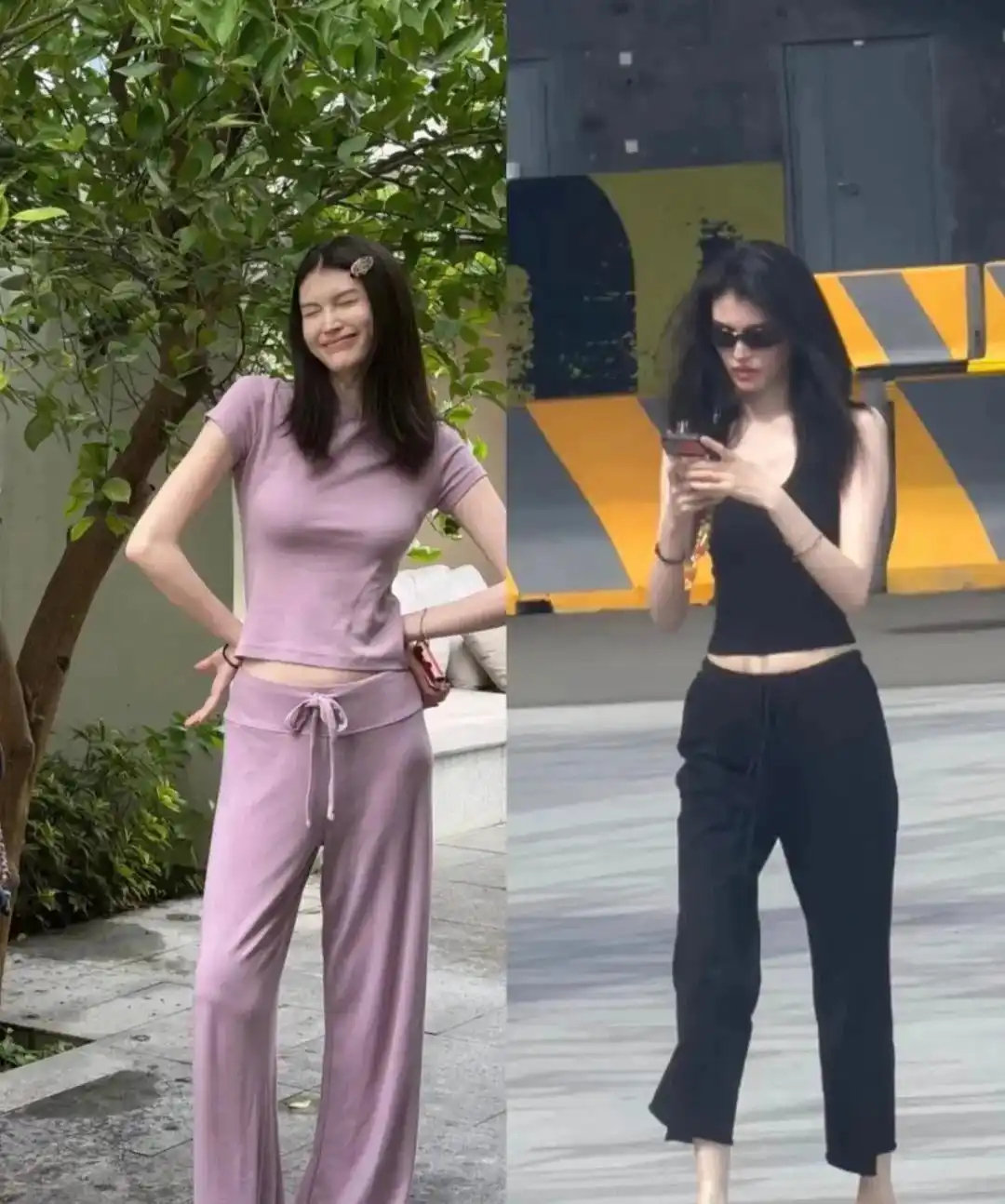 何穗婚后被陈伟霆宠成公主辣妈度假穿搭太绝了​