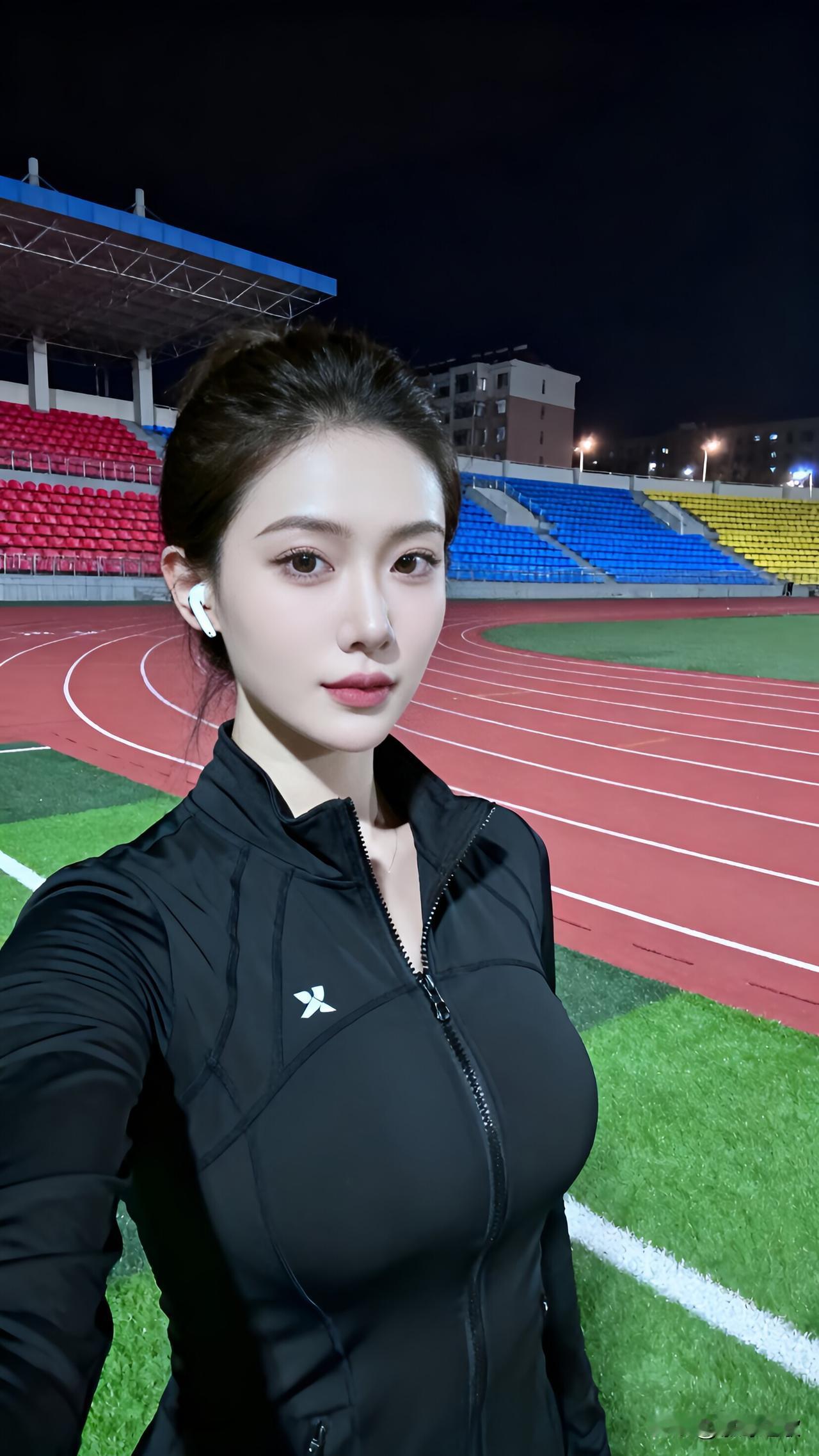 深夜10点的操场，我终于懂了：自律的人，真的会发光刚刷到朋友的动态，说“每天