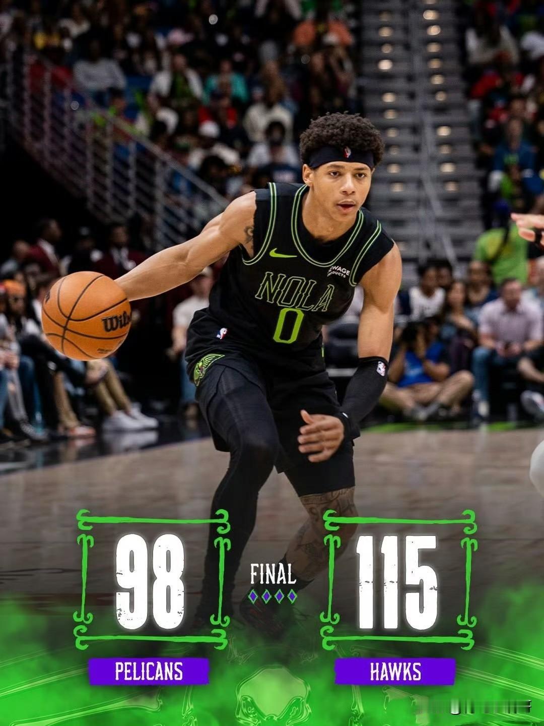 下一场胜利要等到什么时候！！！鹈鹕再负老鹰，遭遇九连败！在刚刚结束的一场比赛