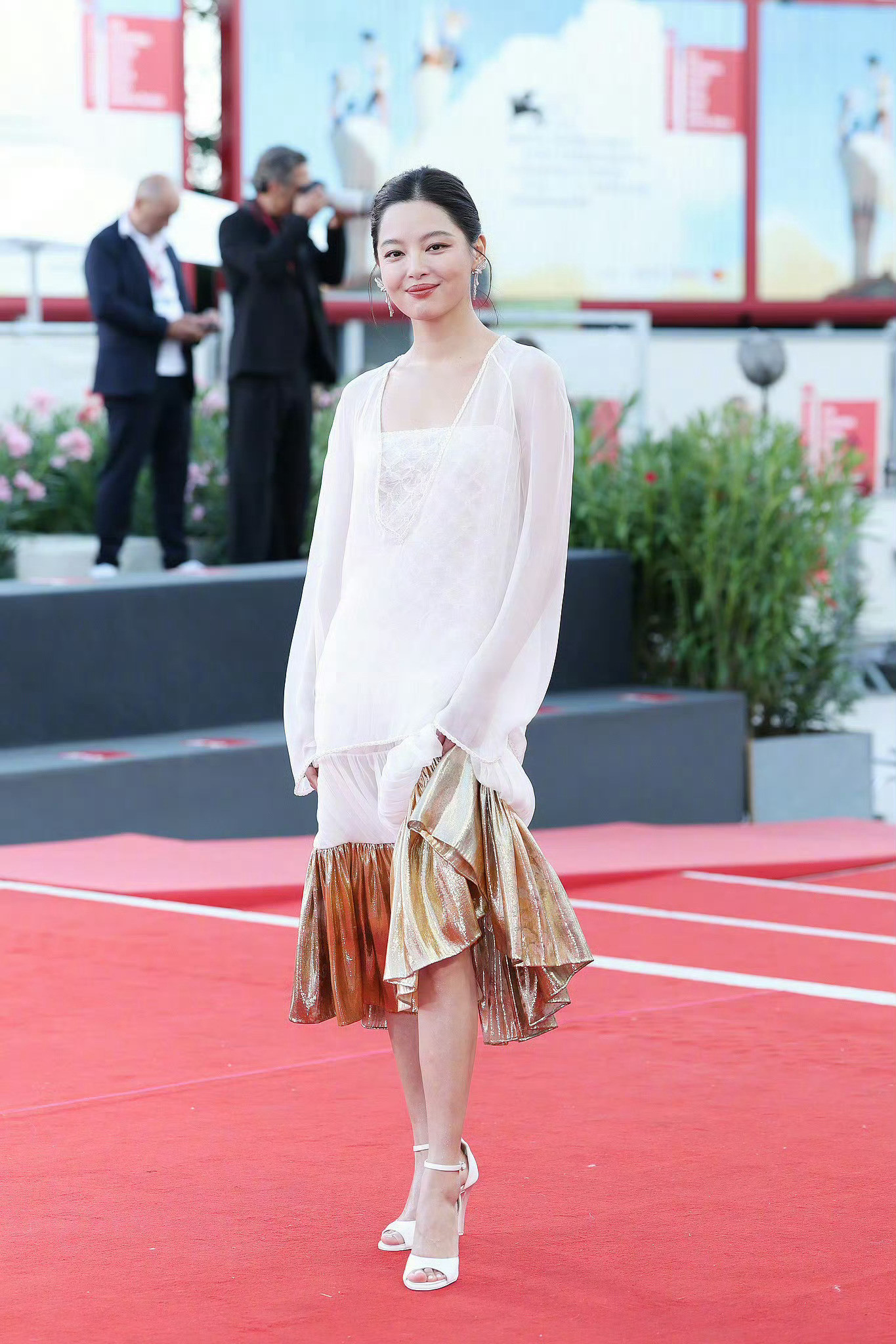 辛芷蕾第82届威尼斯电影节闭幕式CHANEL2025秋冬高定​​​