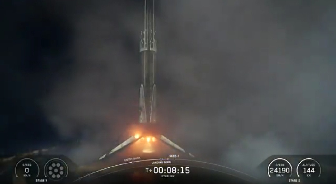 【猎鹰9号火箭第500次发射任务】北京时间今天13时29分，SpaceX在卡角使