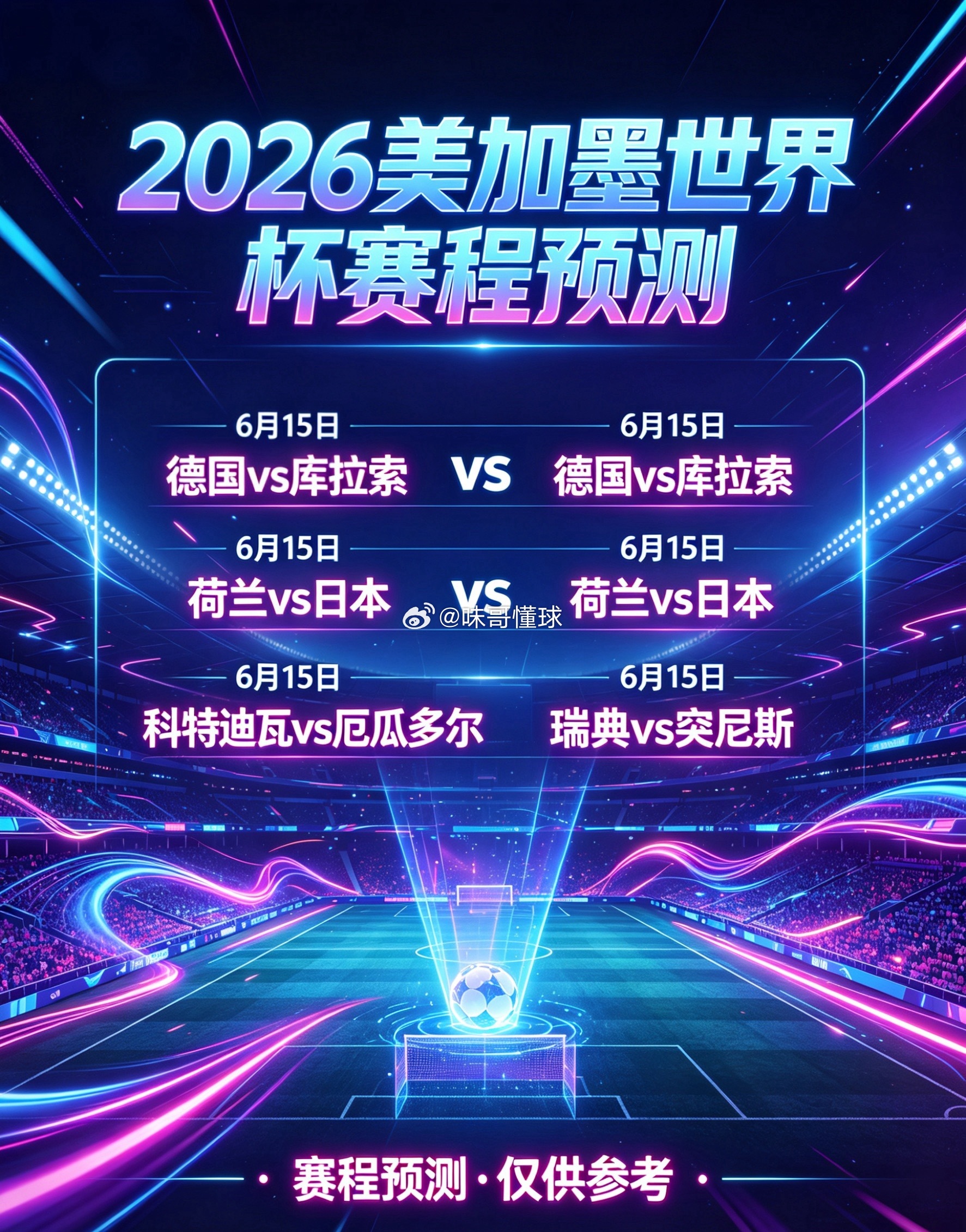 01:00E组德国VS库拉索•预测：德国胜•比分：3-0、4-0•理