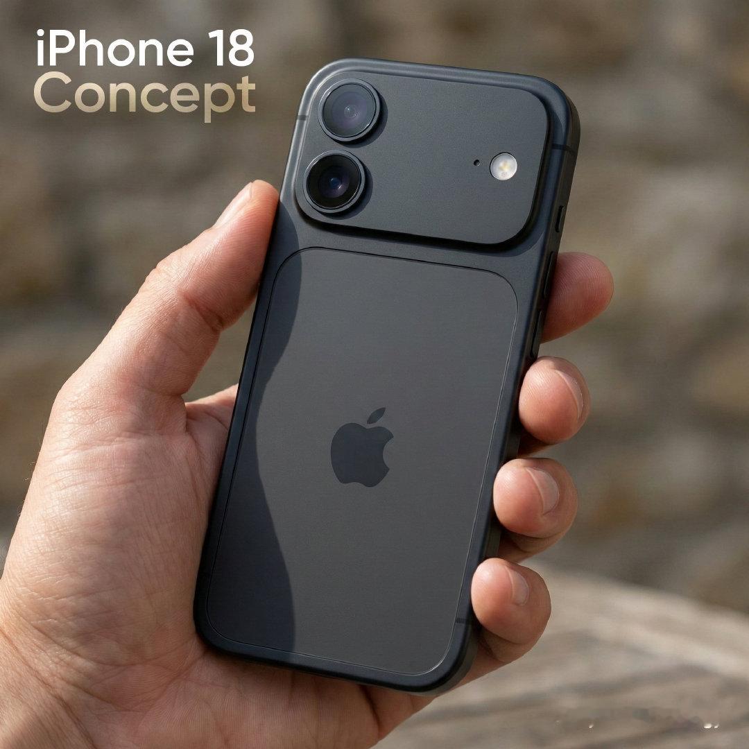 iPhone18系列外观出炉我心中一直的疑惑：iPhone18会不会变成这样