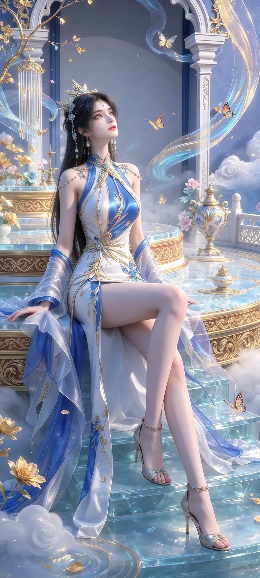 分享女神美图国漫国漫女神古风国漫女神大长腿，壁纸