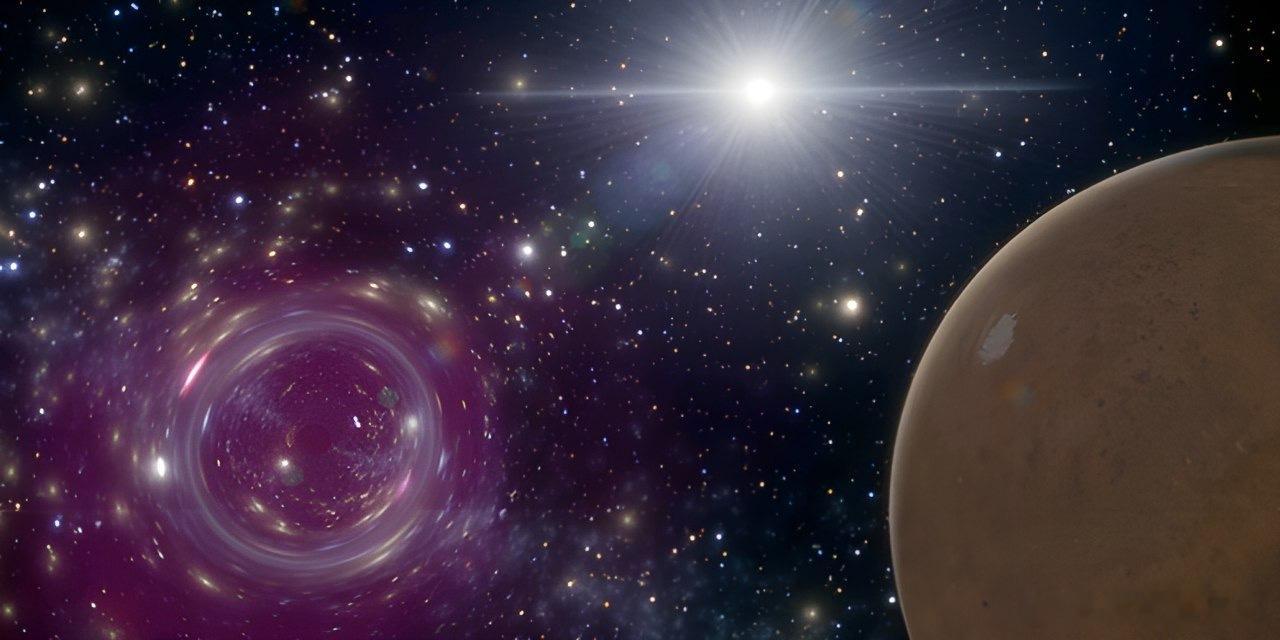 黑洞可能定期穿过太阳系，科学家们假设，原始微观黑洞——在宇宙诞生之初形成的——