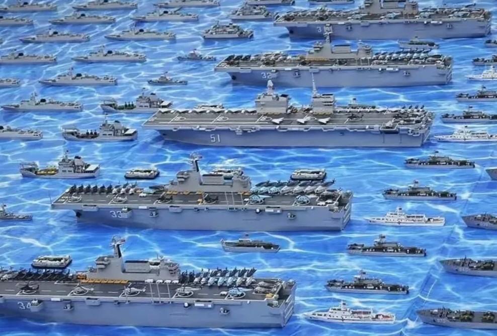 中国海军现在到底有多少大舰？这个数字说出来，很多人可能真没想到。网上有人给