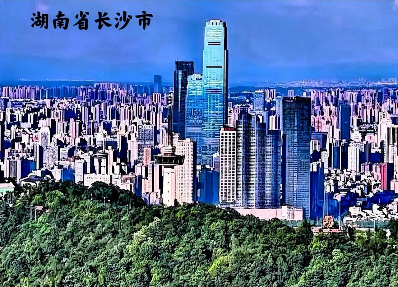这样看长沙市，其实也不小，只要一个眼往向远方，你就会发现长沙是一个无比的大，从这