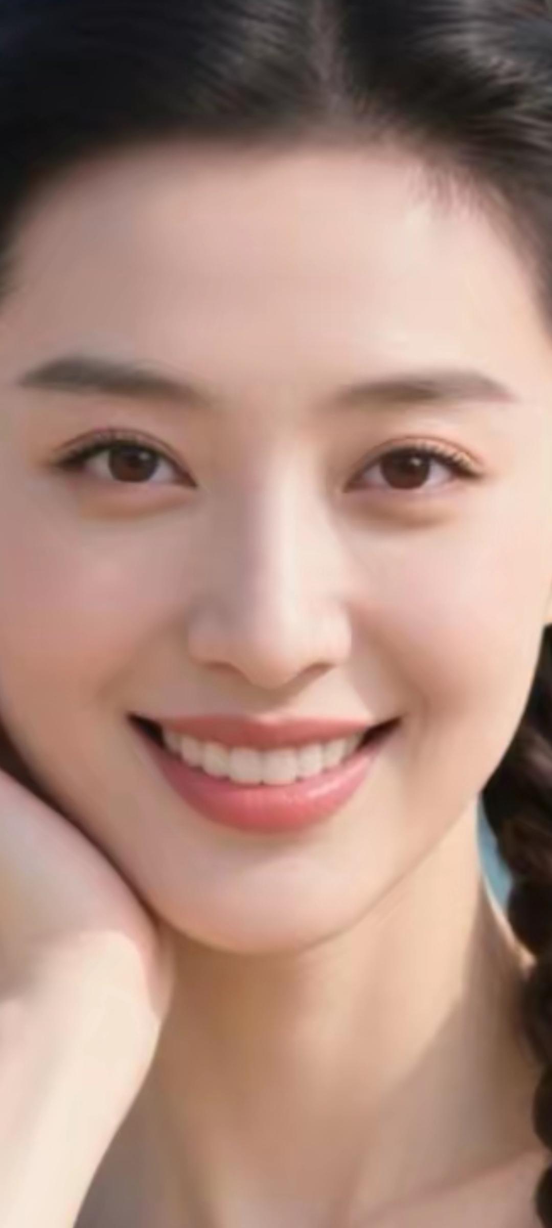 甜美笑容，元气满满的一天！😊✨