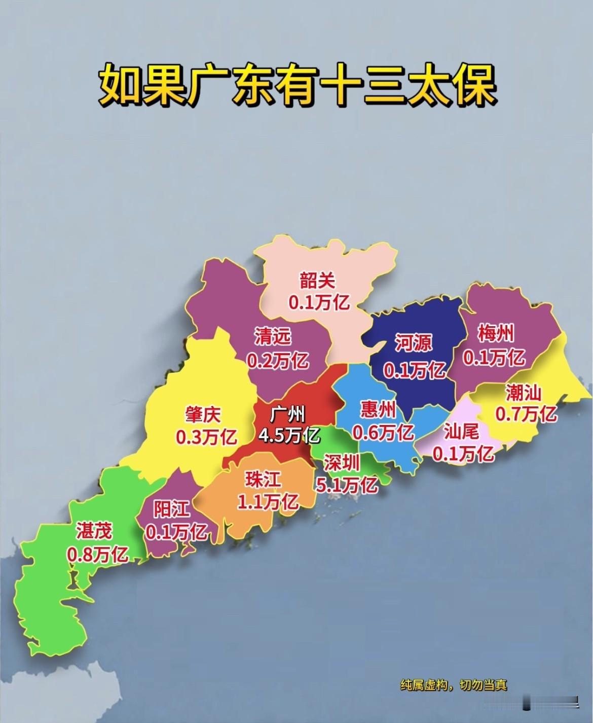 如果将广东21座城市，整合成十三太保，那格局会变成什么样？汕头揭阳潮州三市合