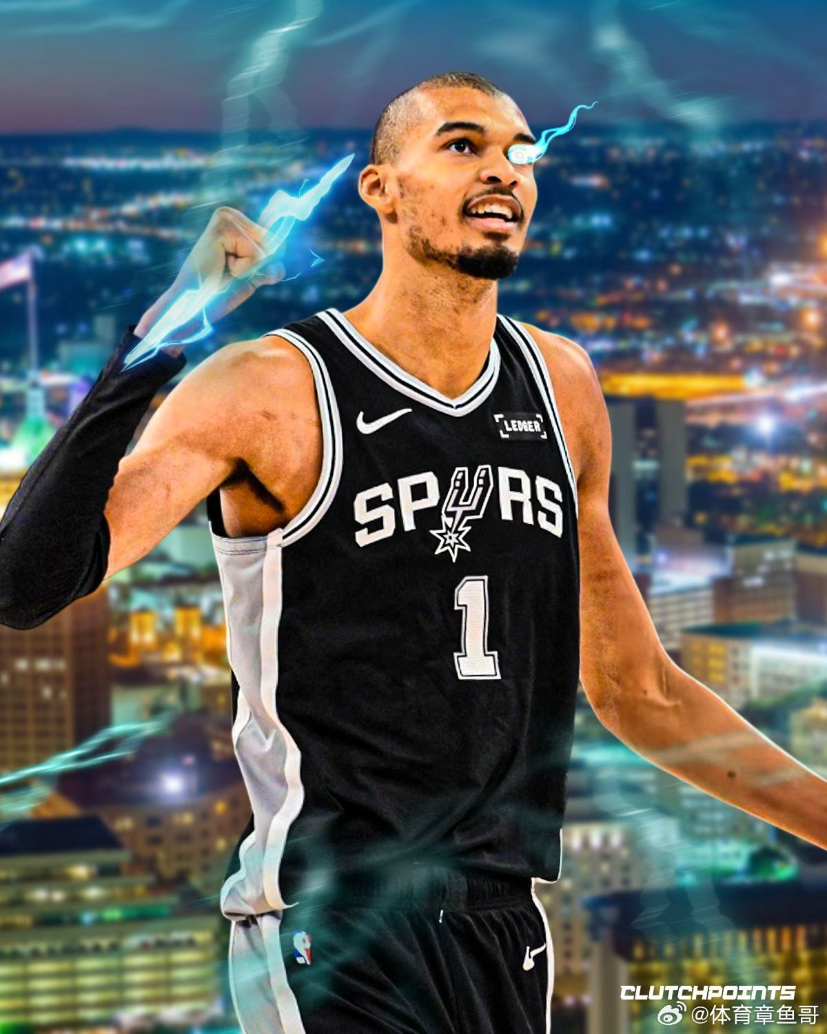 NBA文班亚马太想要MVP了，连续2场比赛拿到41分！1，对阵公牛，文班亚马打