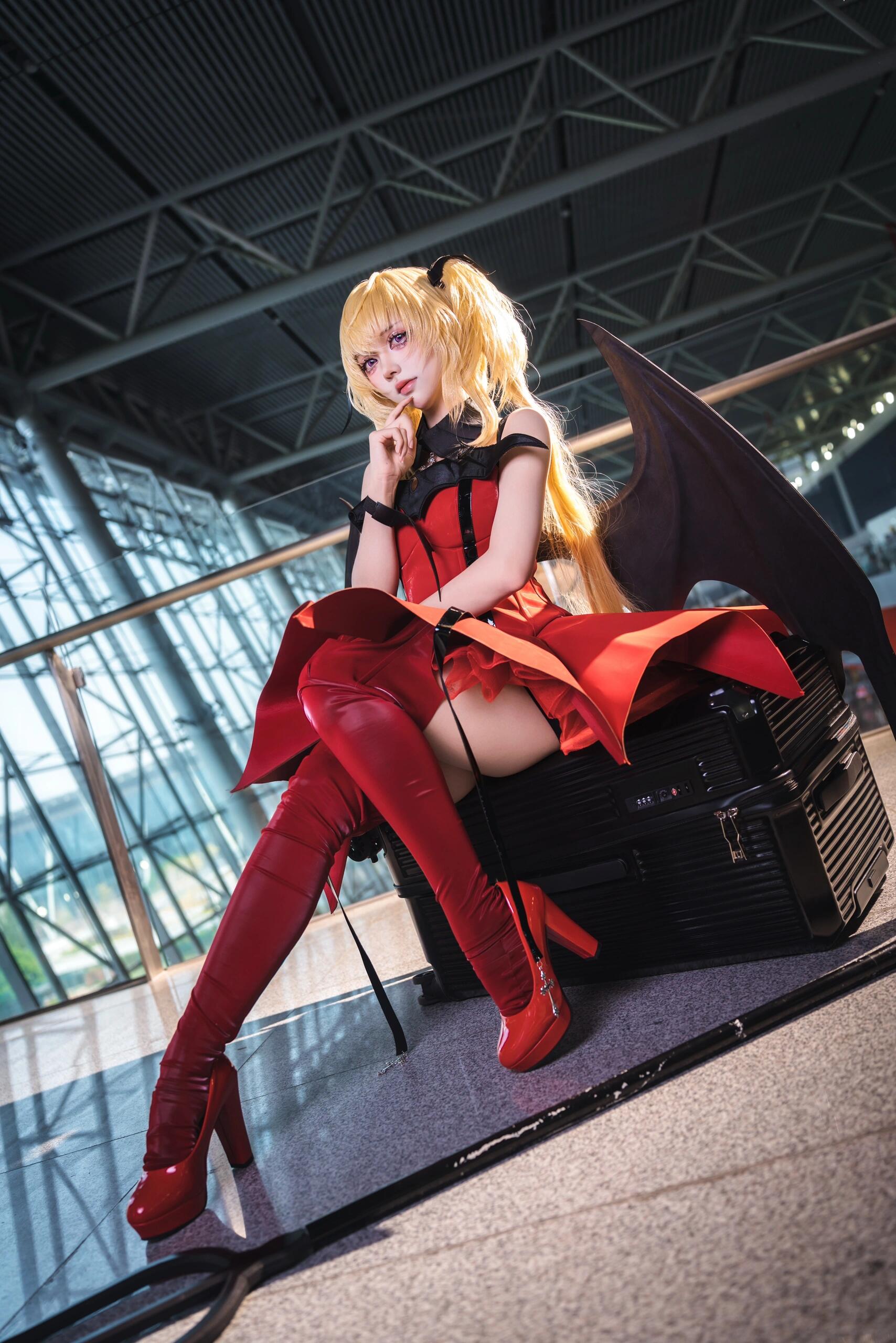 cos正片 cospaly 二次元少女 歌呗天使  歌呗恶魔cos