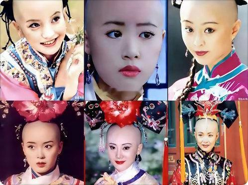 原来这才是清朝时期还珠格格的真实发型，电视剧都是美化过的……​