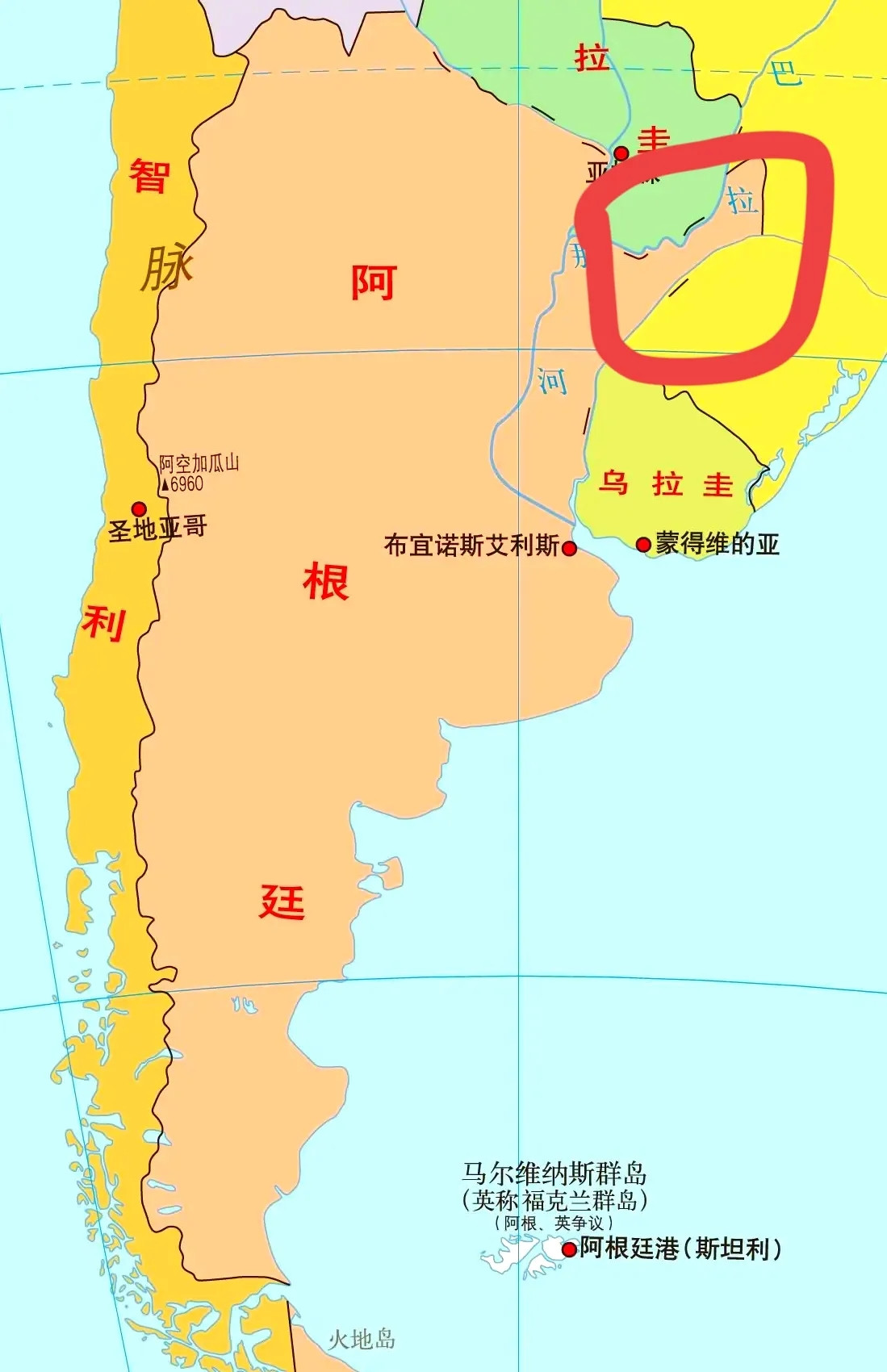 阿根廷的领土为何如此独特？阿根廷的领土划分非常独特，虽然大部分地区的边界较为规