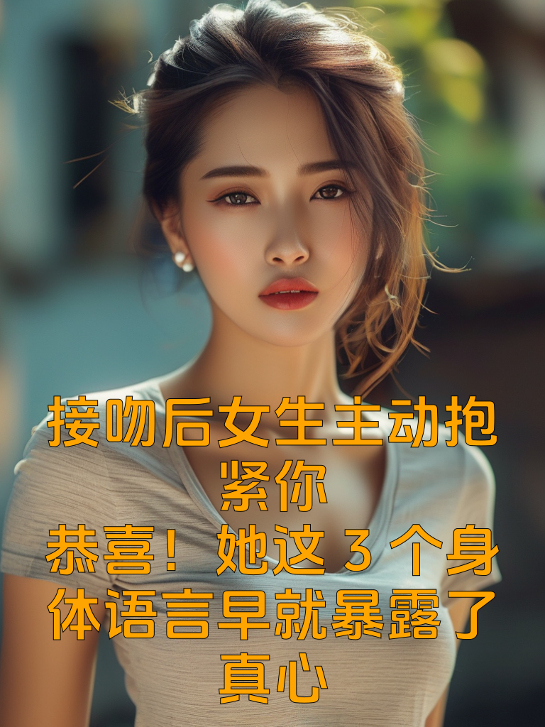 接吻后女生主动抱紧你？恭喜！她这3个身体语言早就暴露了真心