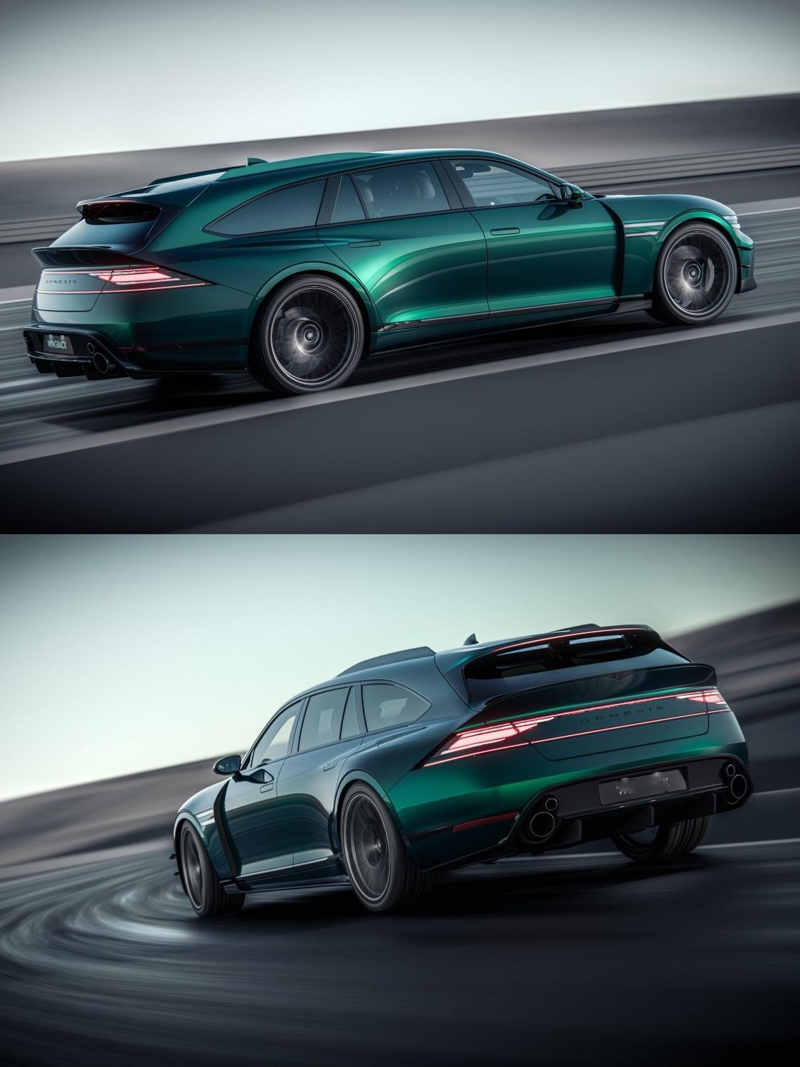 捷尼赛思的G90Wingback概念车好久没见过这么漂亮的新瓦罐了！据说会是