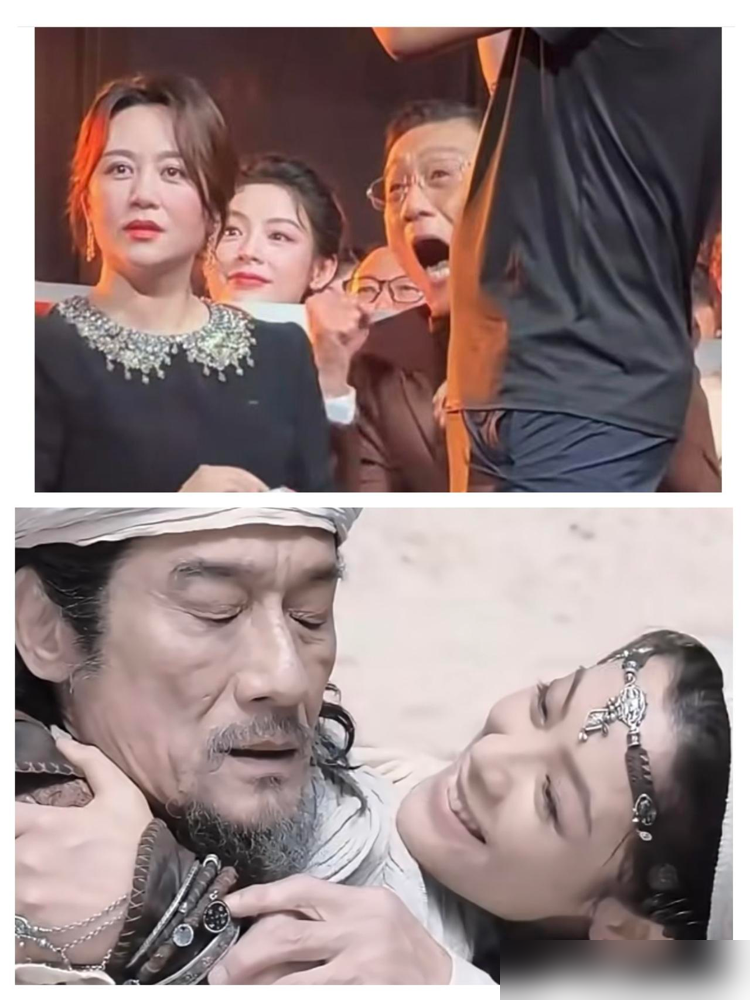 68岁梁家辉在颁奖礼上直接弹起来了，挥拳，破音，像极了你爸看你考上大学那天的样子。陈丽君拿新人奖，他