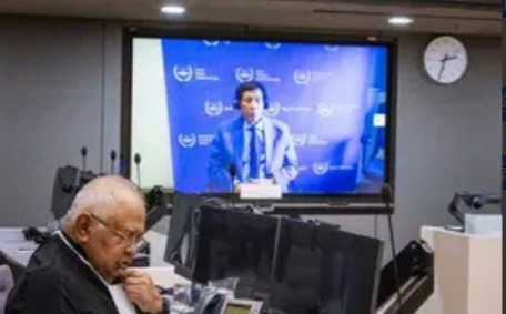 国际刑事法院法官全体会议表示，国际刑事法院预审分庭裁定，负责处理菲律宾前总统罗