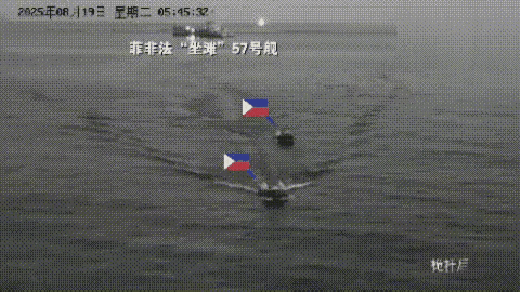 仁爱礁“坐滩”菲舰，出动两艘快艇，趁着夜色掩护偷偷靠近中国海警船，想干什么？近
