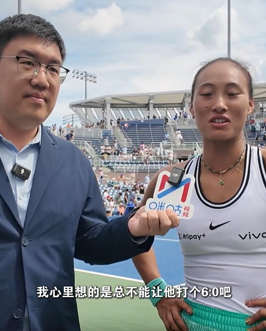郑钦文的心态绝了！在决胜盘0-5落后的时候，郑钦文心里想的，不是怎么能赢回一
