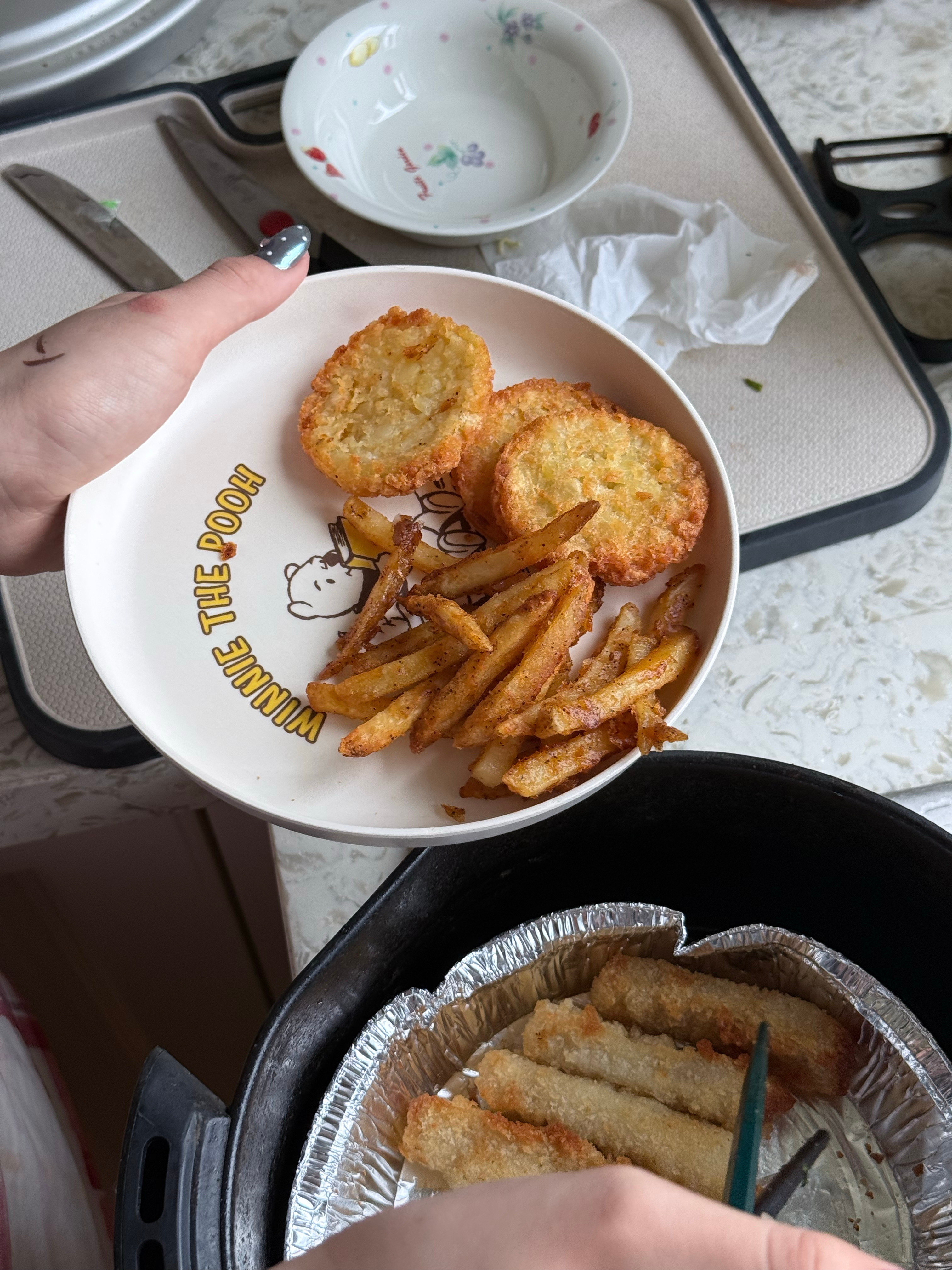 妹给我做的晚饭