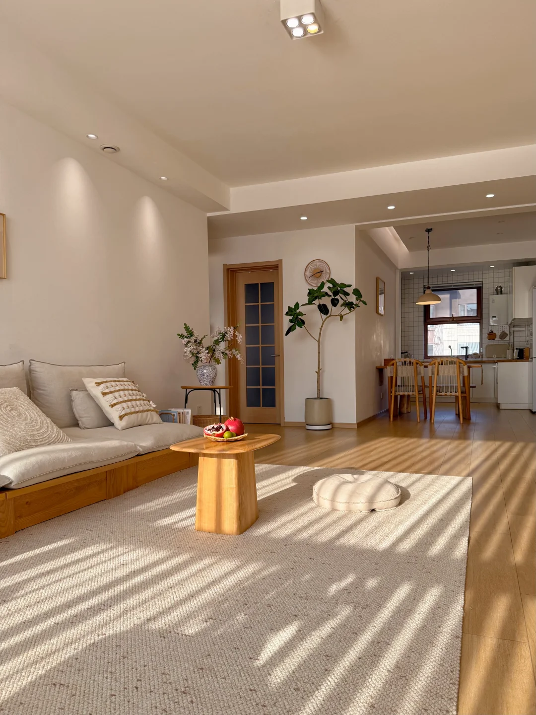 98m²烟火气的家，开放式厨房还得是集成灶