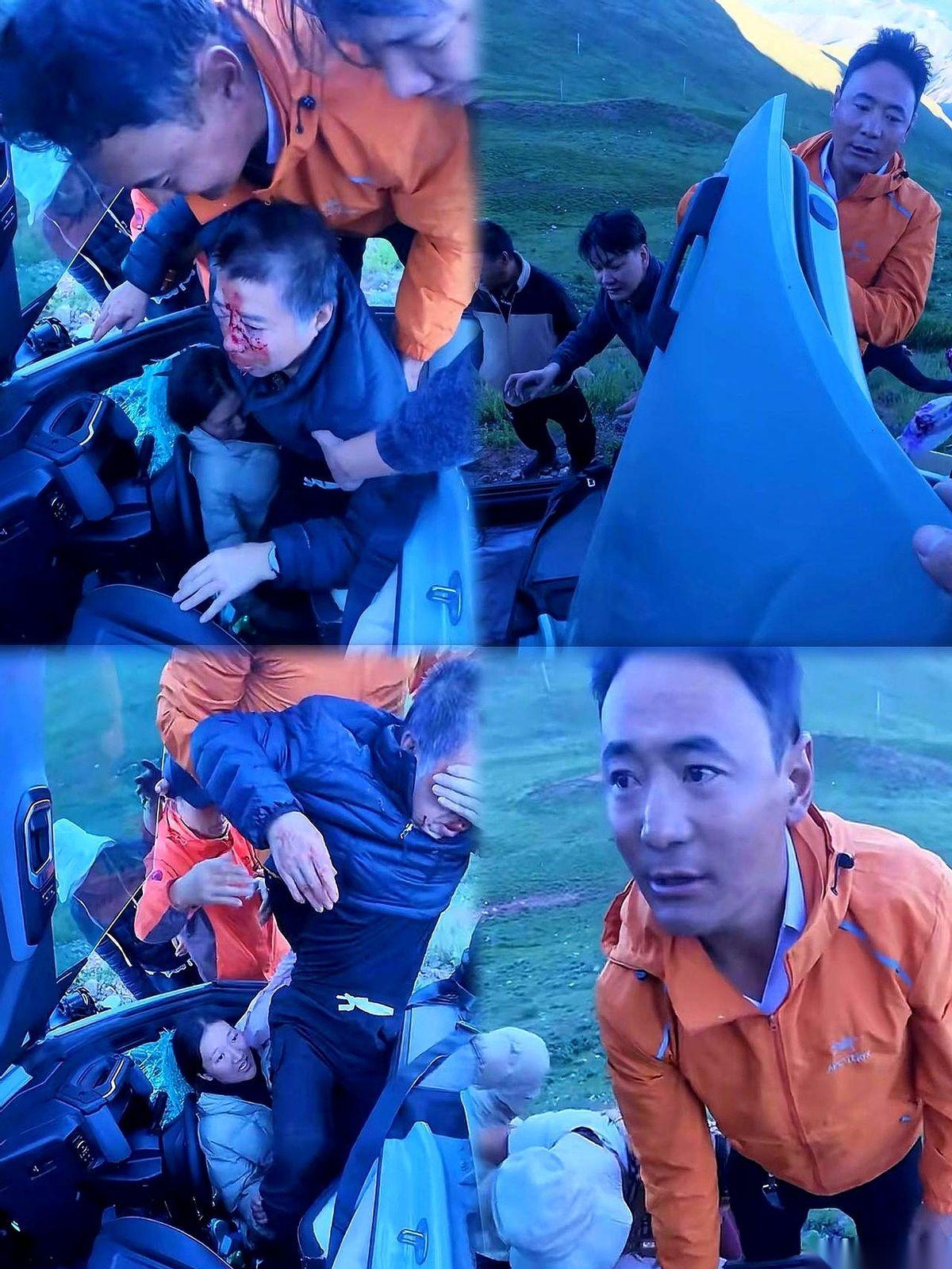 西藏孜珠寺，海拔4500米。一个大哥正叼着牙刷，满嘴泡沫地看风景，眼角余光里，一