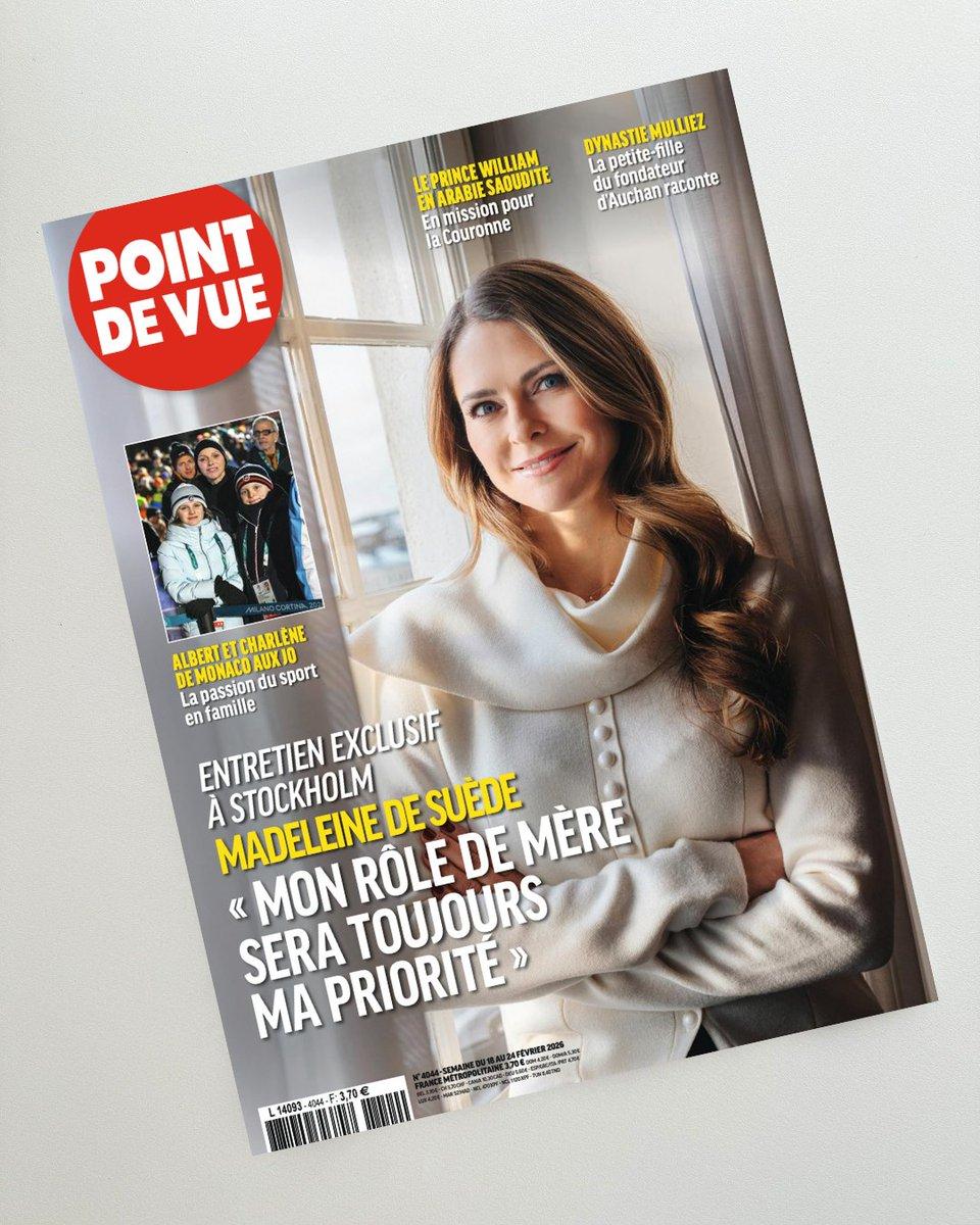 前段时间，瑞典玛德琳公主在斯德哥尔摩的外交官酒店接受了杂志《PointdeV