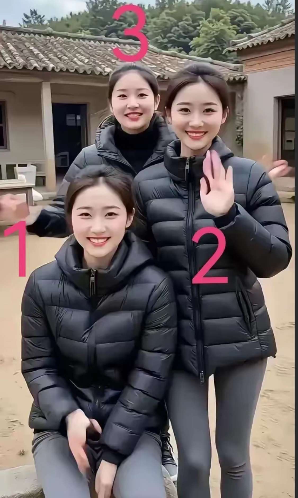 大姨给介绍村里的三姐妹，大家帮看看哪个更适合过日子？