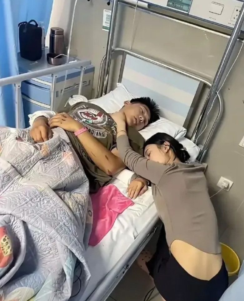 医院里看到感人的一幕，这样的女孩哪里去找？