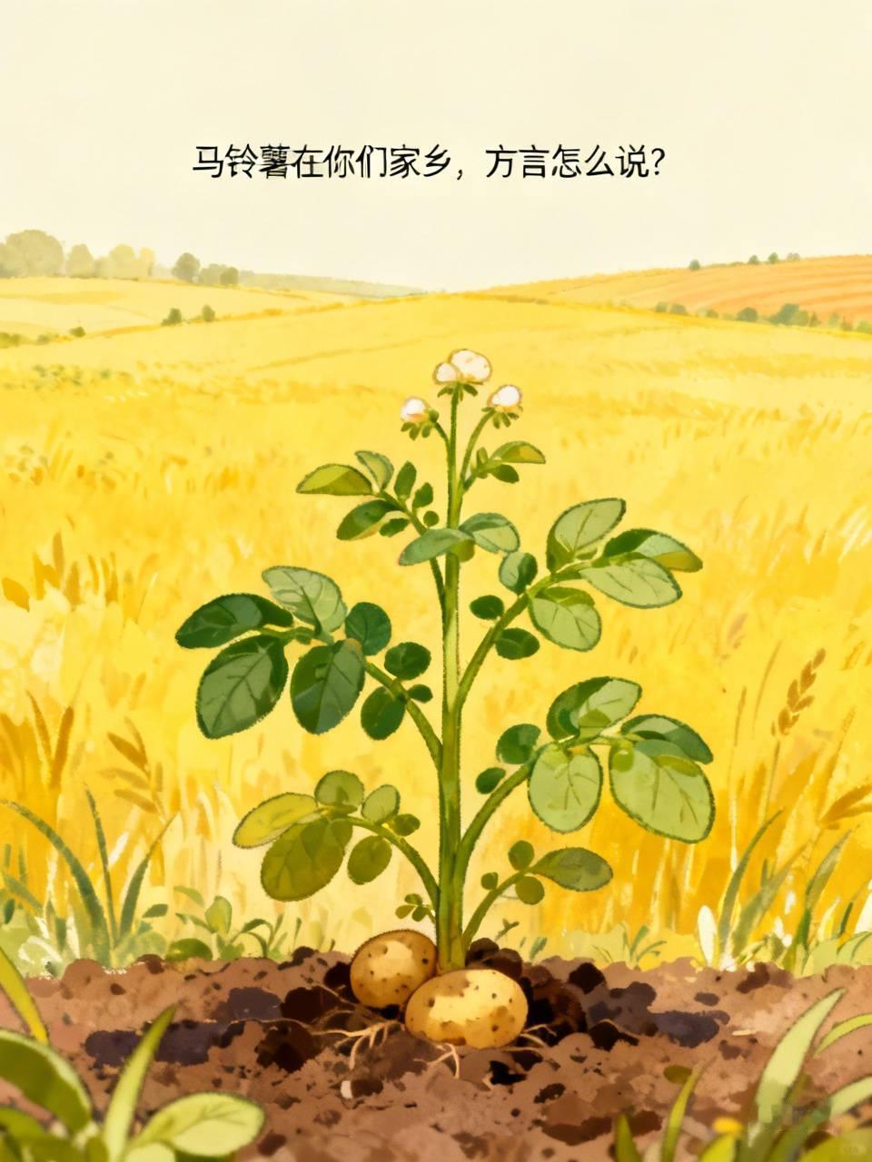 马铃薯这玩意儿，真是全国各地叫法大不同。在普通话里，大家都喊它土豆。但一到方言里