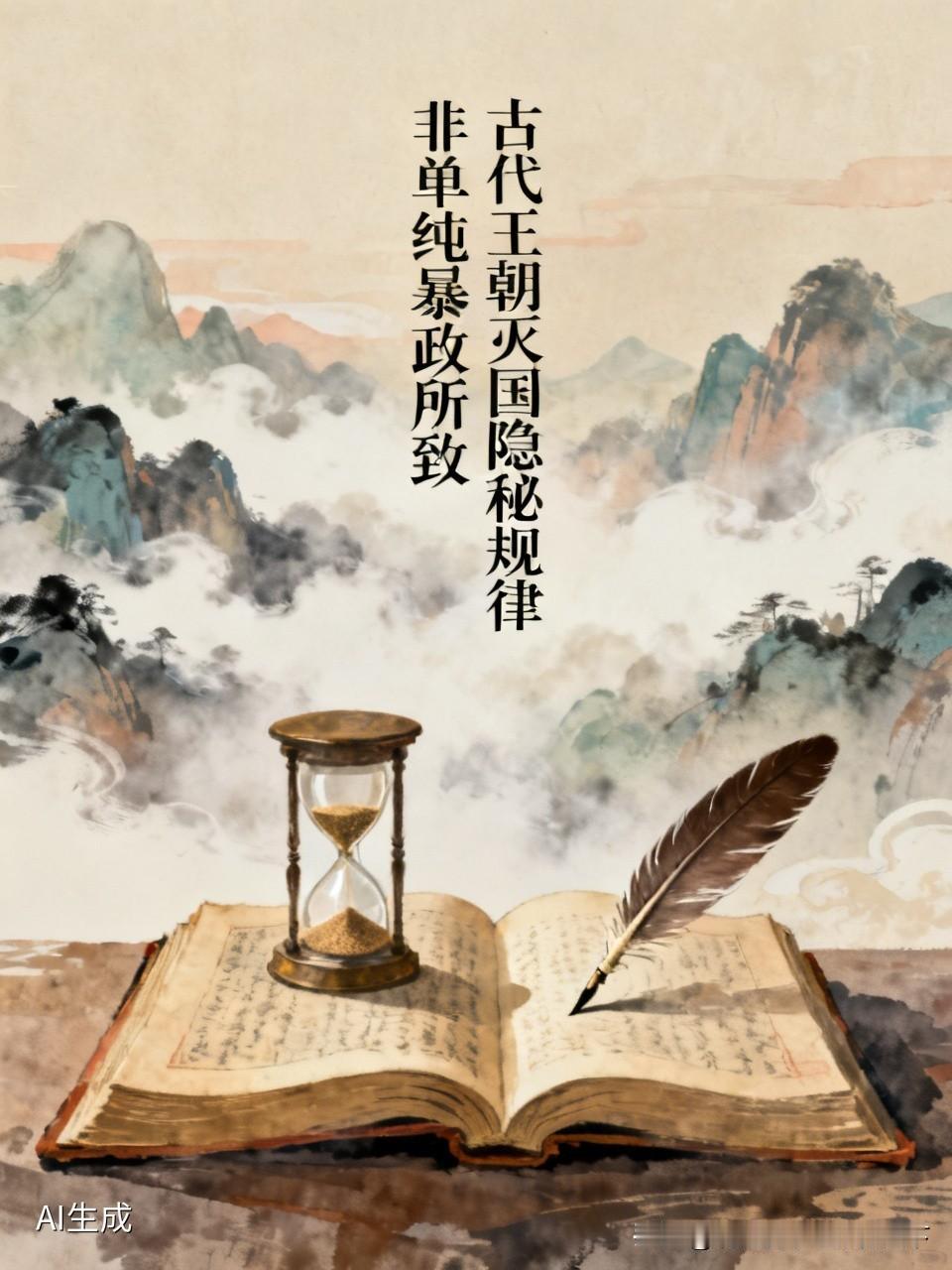 古代王朝灭国的隐秘规律，从来都不是单纯的暴政所致我们读课本，总被一句话固化