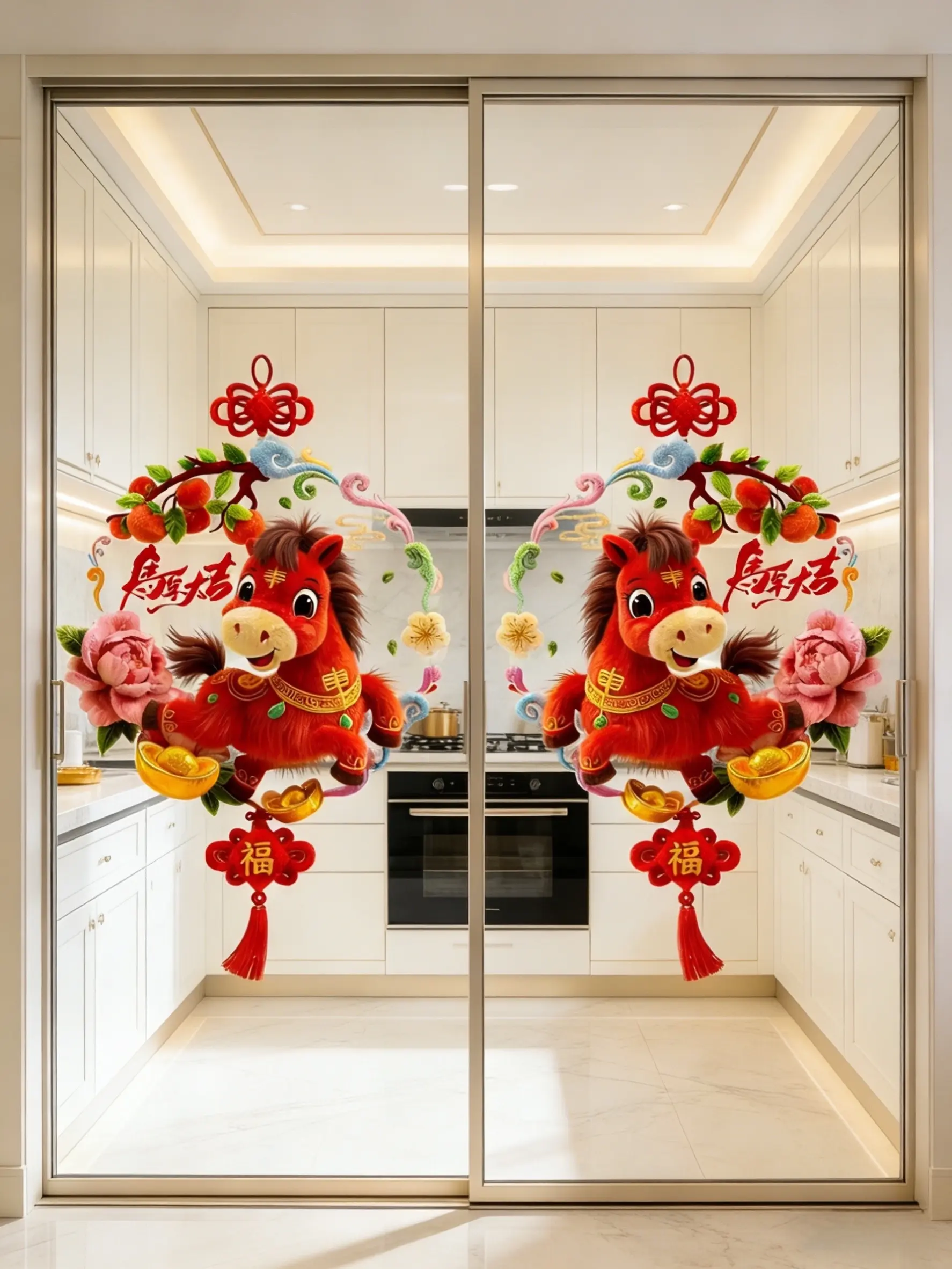 窗花 窗花贴 新年氛围感 温馨家居布置 家装装饰