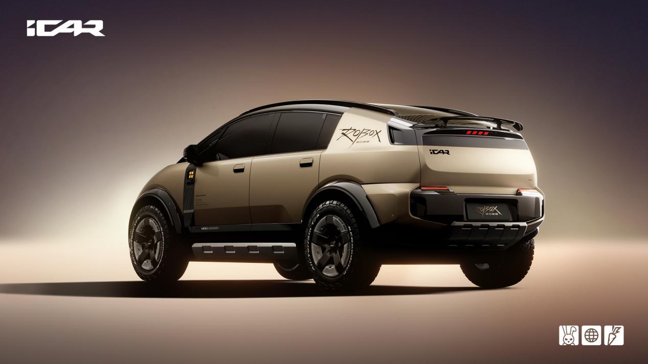 iCAR北京车展全球首秀ROBOX概念车。V23/V27家族集结，启动“伟大的旅