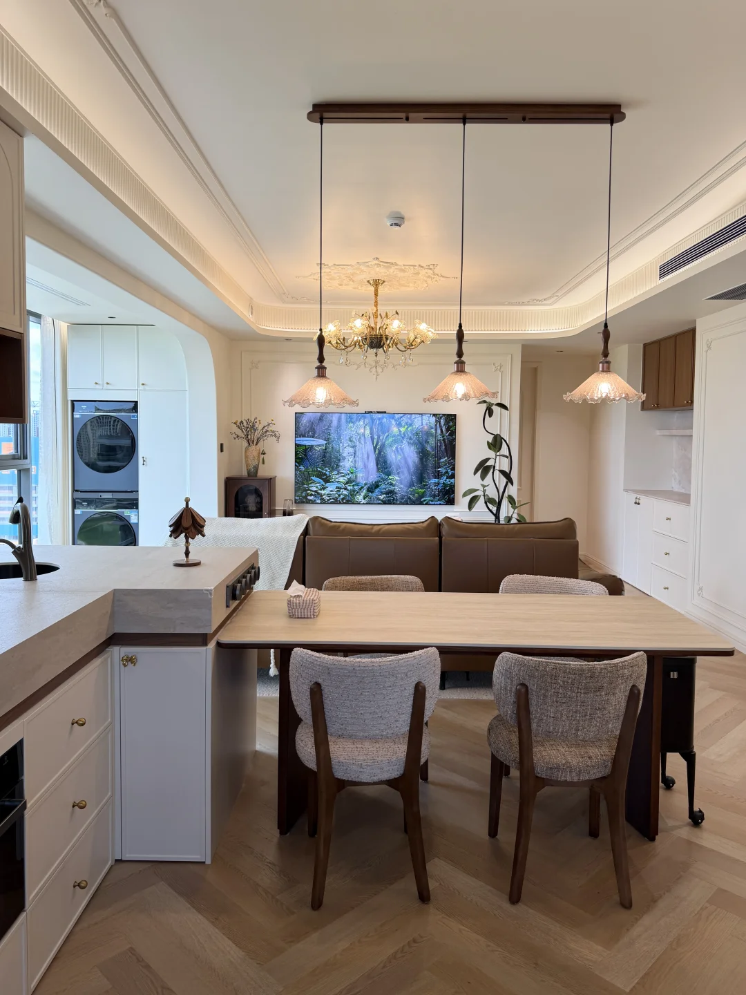 129m²轻法式中古风小家📸装修完成度100％