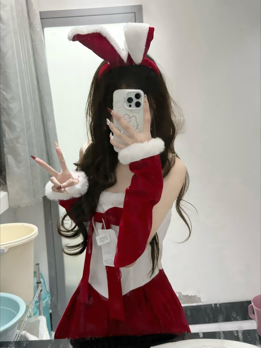 为圣诞见crush而准备的战袍❤️