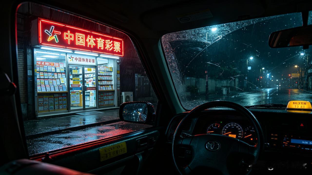 说出你买彩票的故事我家楼下开了二十年出租车的陈师傅，有个雷打不动的习惯：每天交