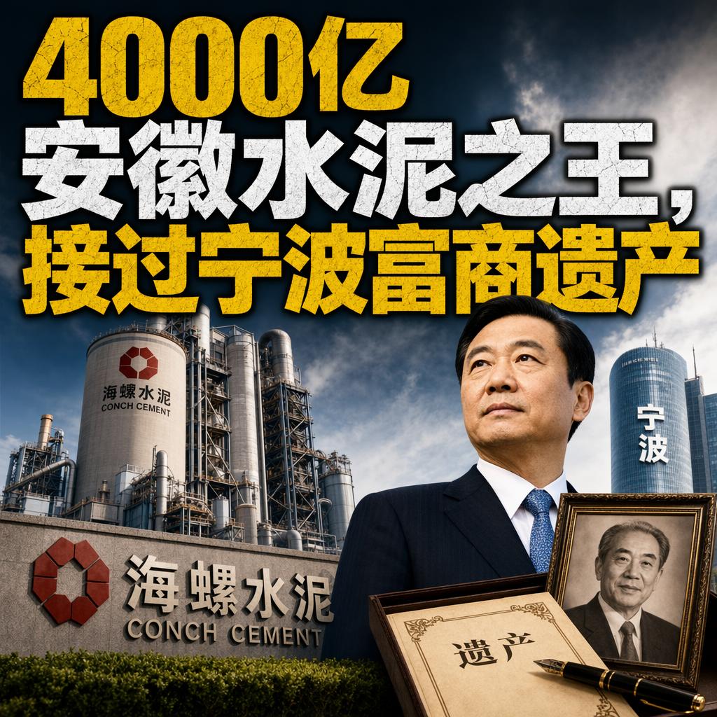 50亿撬动4000亿资产，海螺集团这波操作，堪称国资并购的教科书级案例。已故宁