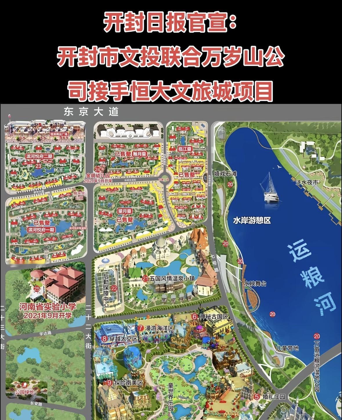 真的太出人意料了！爆火的开封万岁山武侠城接盘恒大文旅城！开封文投联合顶流景区万岁