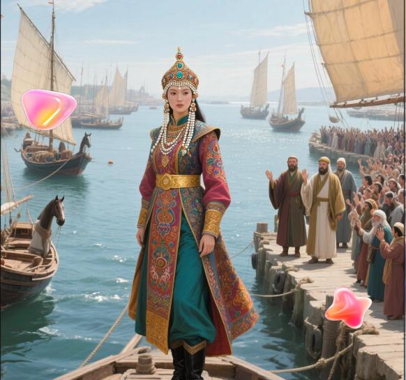 1290年，忽必烈的女儿阔阔真远嫁波斯国王，由于路途遥远，历时两年。等到了目的地