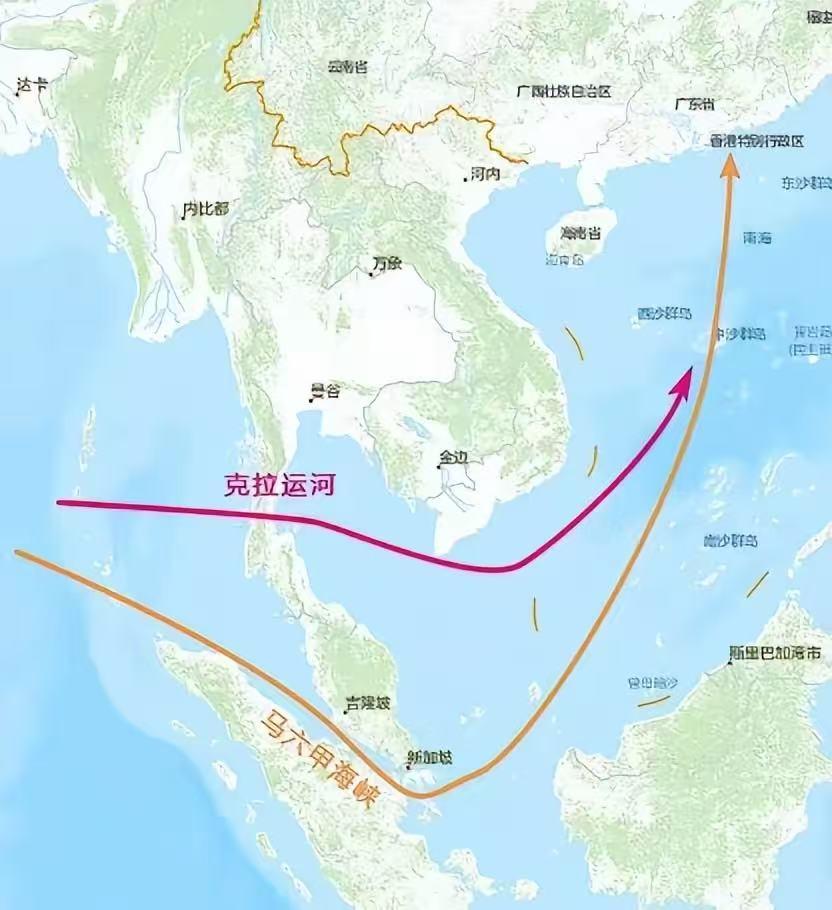 克拉地峡运河呼之欲出，马六甲海峡岌岌可危，中方不动声色！最近，随着泰国军队不