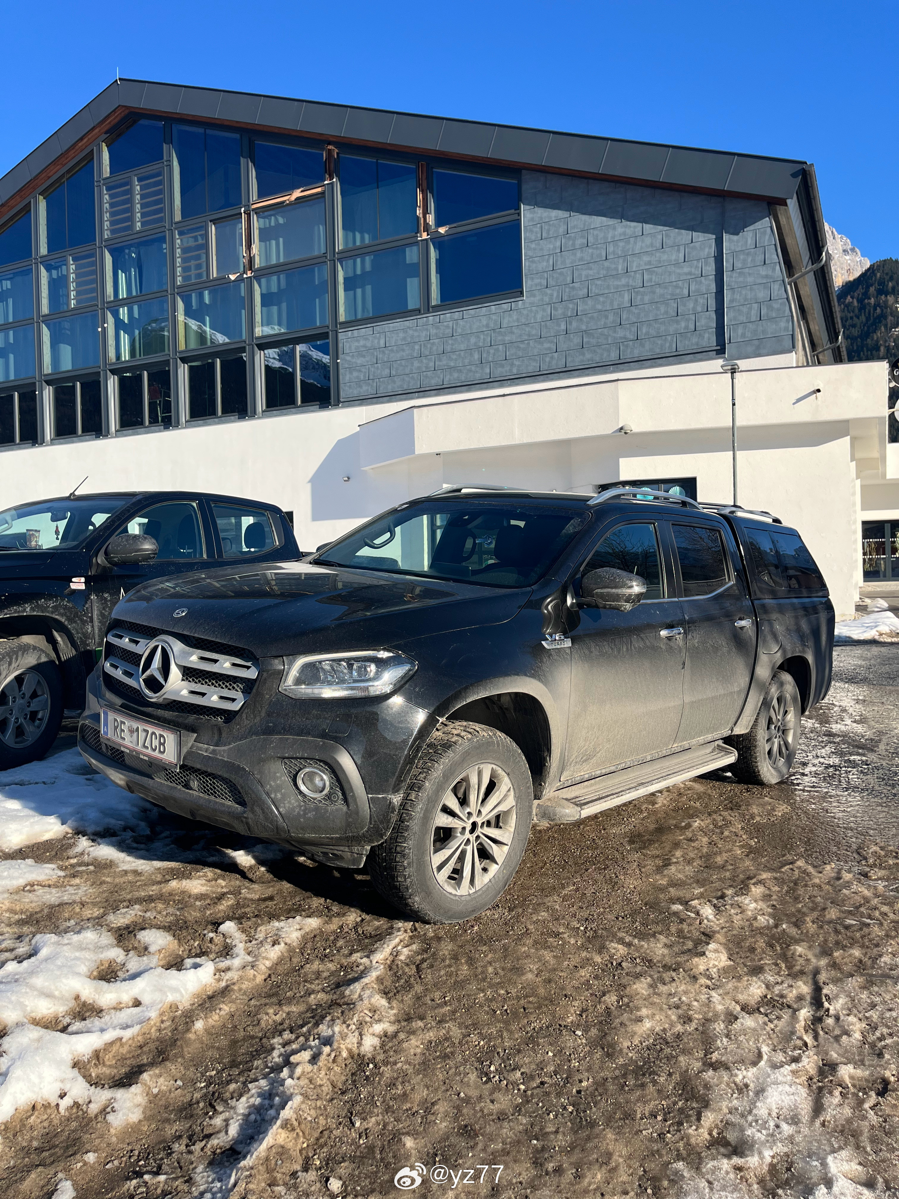 奔驰六缸柴油皮卡，不知道越野能力如何yz77聊车