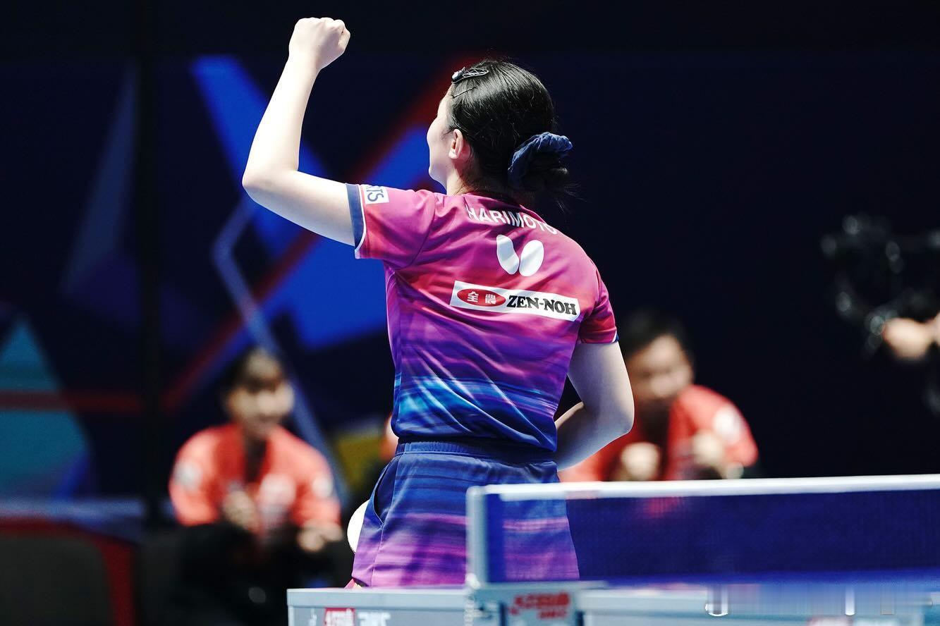 张本美和：2026年伦敦世界乒乓球锦标赛银牌🥈虽然这次比赛是和两年前不同的成