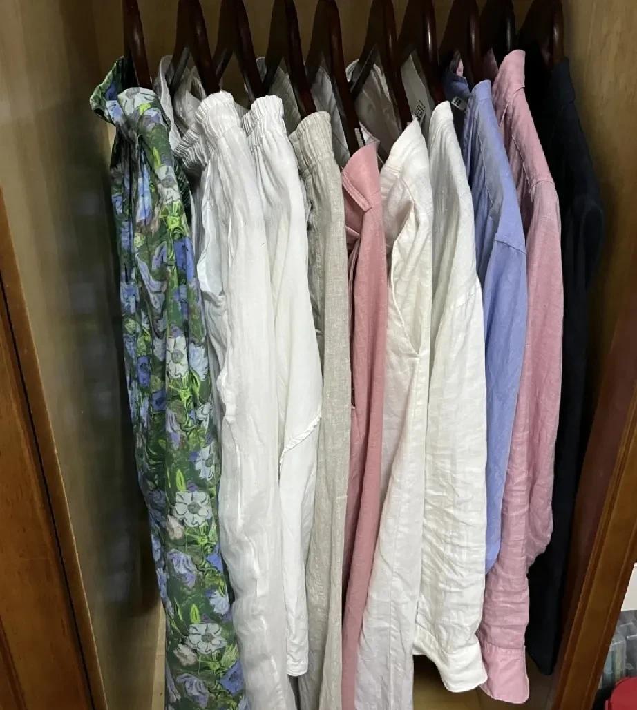 建议颜值不高肤色不白身材不好的朋友不要跟风买亚麻的衣服了，你根本穿不出那种人在衣