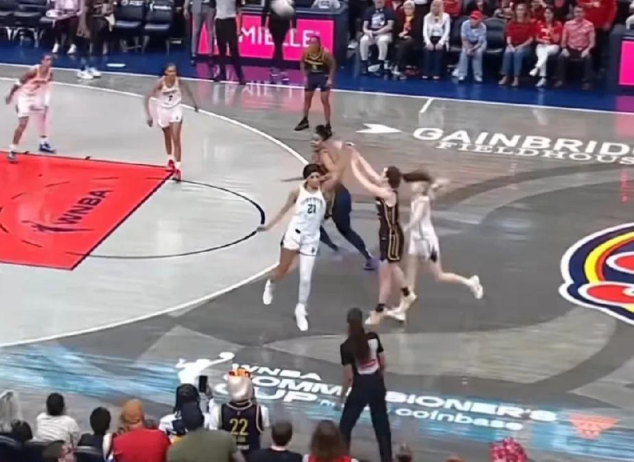 有这射程，还打什么WNBA，直接来打NBA！今天WNBA印第安纳狂热对阵纽约自