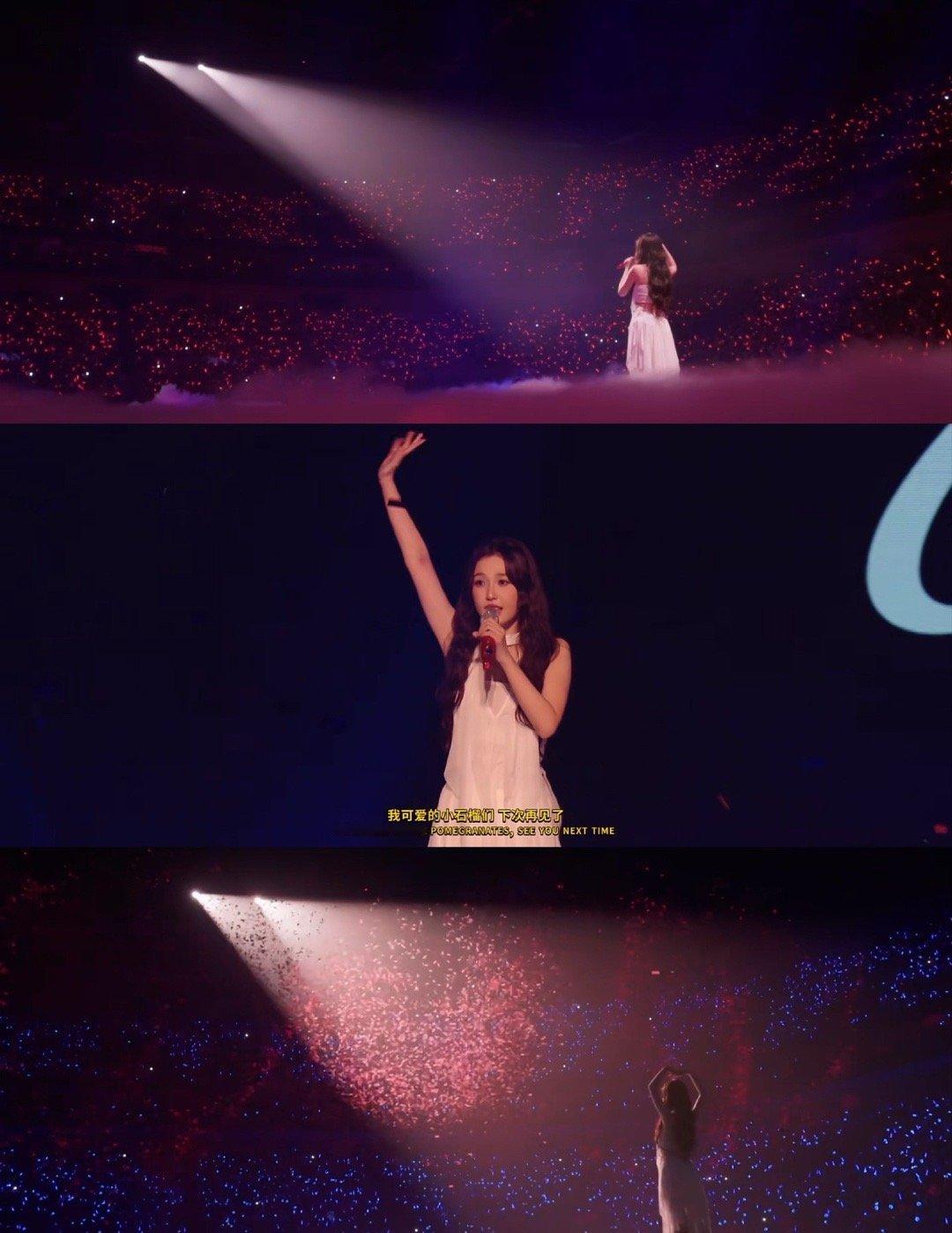 虞书欣演唱会幕后记录催泪虞书欣把对舞台的尊重、对粉丝的感谢，都化为了幕后的百分