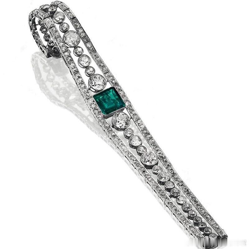 珠宝已故第18代西班牙阿尔巴女公爵卡耶塔娜·菲茨-詹姆斯·斯图亚特的祖母绿钻石