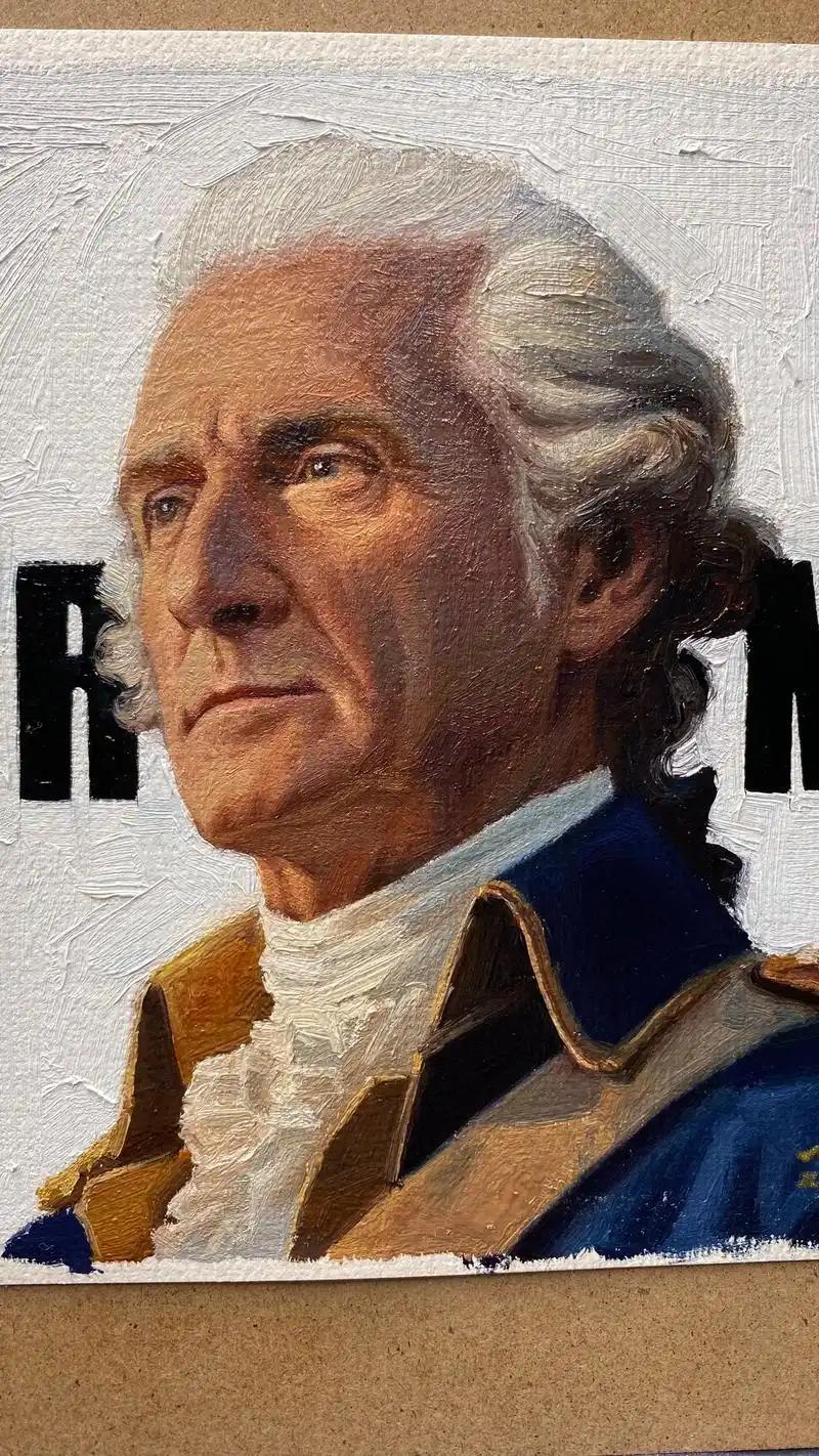 现在世界上普遍的两届任期制，始作俑者应该就是他了吧。当年有人提议他当国王，他摆了