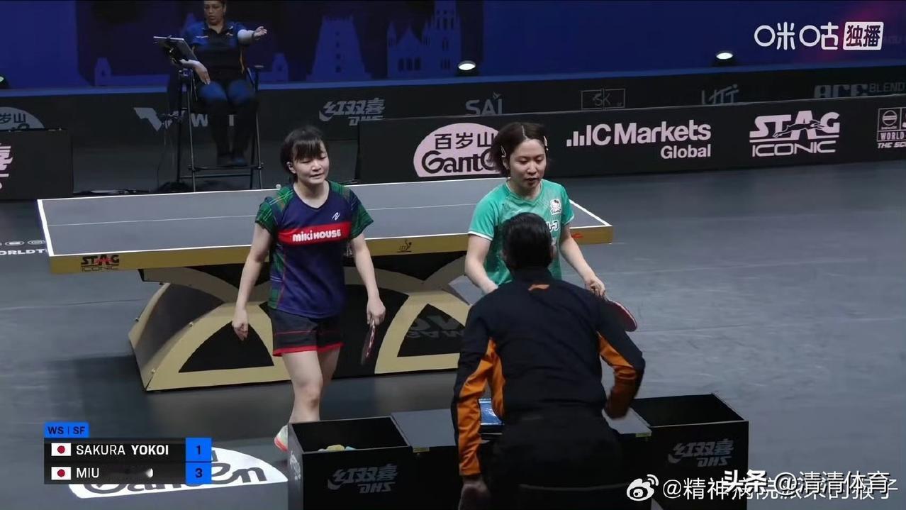排名65闯进决赛，平野美宇强势复苏世界排名仅65位的平野美宇，在WTT金奈