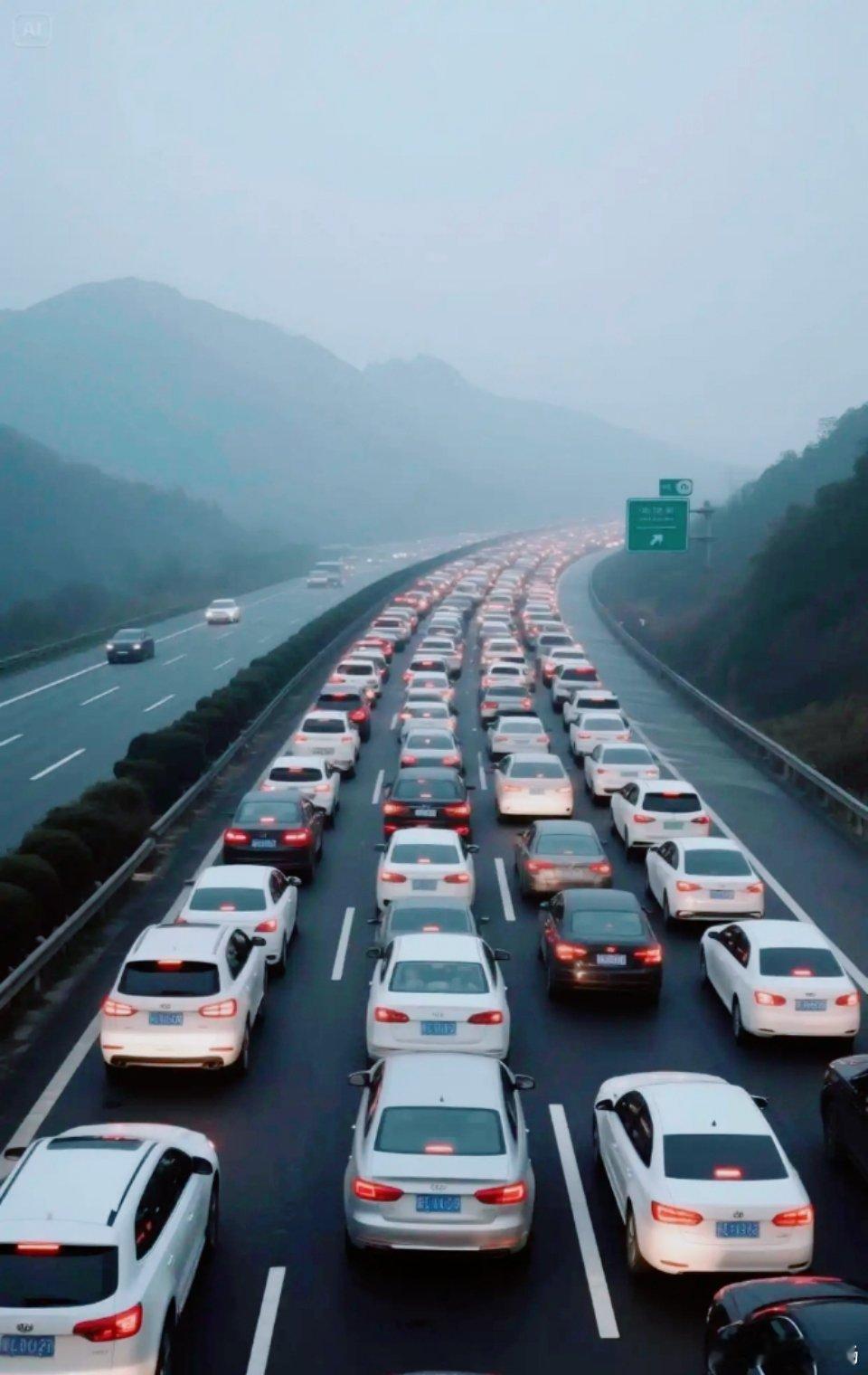 大过年的，返程高峰堵到崩溃，晚到5秒就要付1700多块，换谁心里能舒服？😭刷到